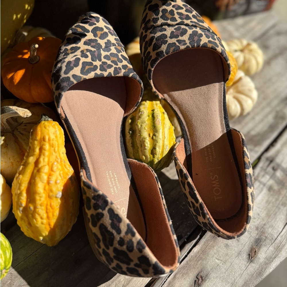 TOMS Leopard Print Women's Flats